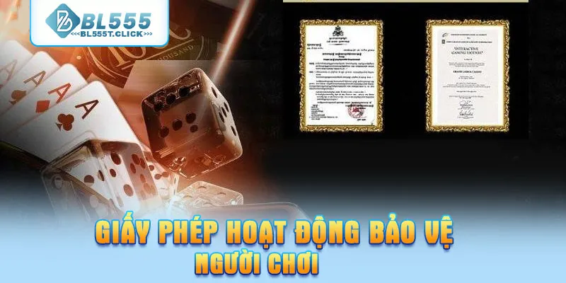 Giấy phép hoạt động bảo vệ người chơi